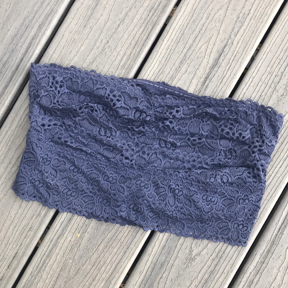 Blue Floral Aerie Bralette